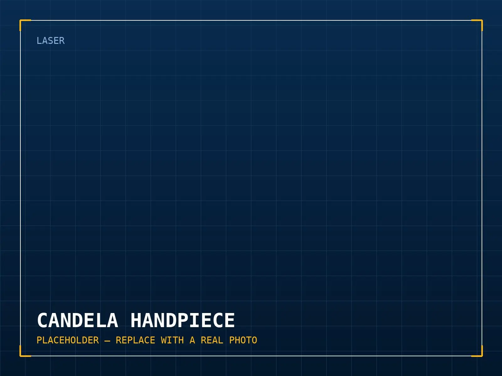 Placeholder image for a photo of the laser handpiece